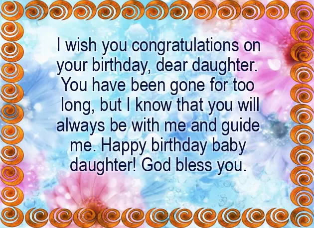 Happy Birthday To My Daughter In Heaven Quotes