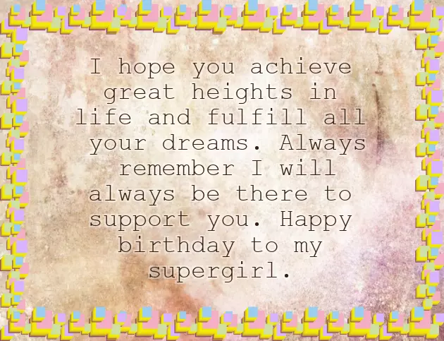 Daughter Birthday Thoughts