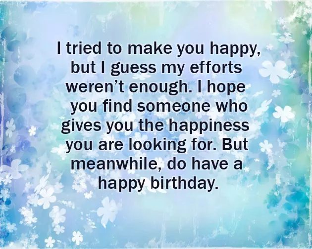 Happy Birthday Wishes To My Ex Girlfriend