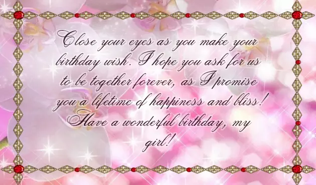 Birthday Text To A Girlfriend Birthday Text To A Girlfriend