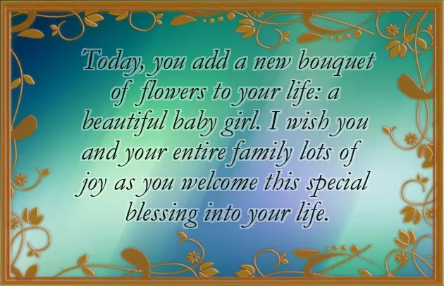 Congratulations For Baby Girl Wishes