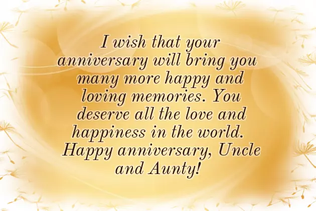 Happy Anniversary Uncle