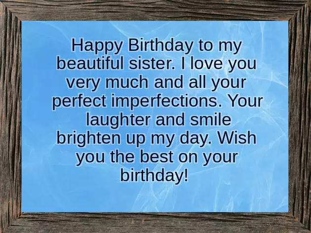 Happy Birthday To My Sister From Another Mother Letter