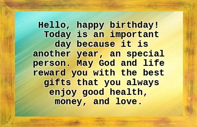 Happy Birthday Special One