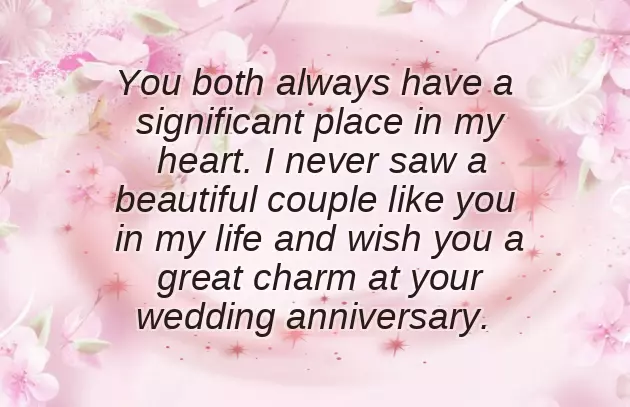 Wedding Wishes For Uncle And Aunty