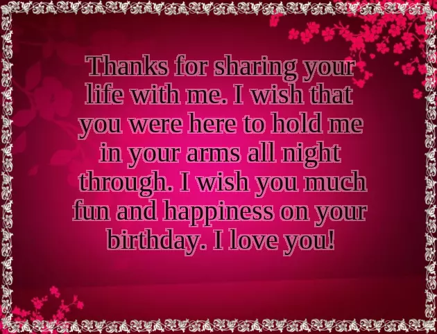 Wish To Boyfriend Birthday