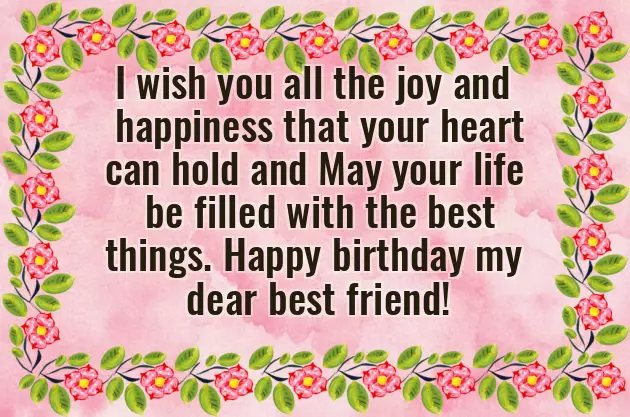 Best Happy Birthday Wishes To Friend