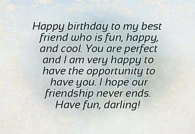 Birthday Wishes For My Best Friend Girl