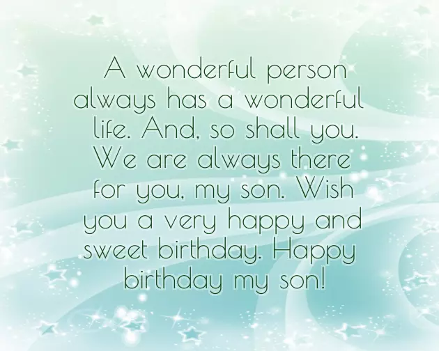 Thank You For Greeting My Son On His Birthday