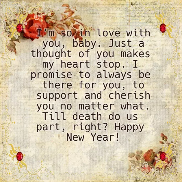 Happy New Year Greetings To Boyfriend