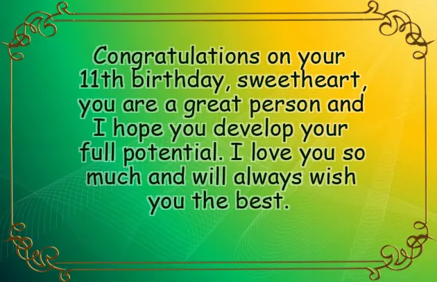 Birthday Wishes For An 11 Year Old Boy Birthday Wishes For An 11 Year Old Boy