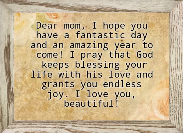 Happy Birthday My Beautiful Mom