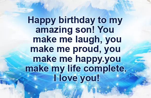 Son Mom Birthday Wishes