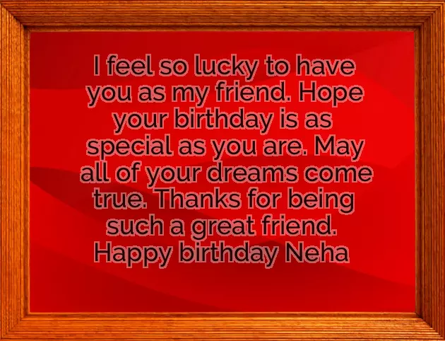 Happy Birthday Neha