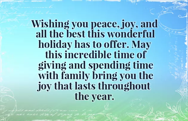 Merry Christmas And A Wonderful New Year