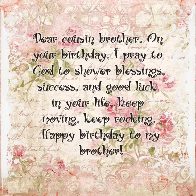 Best Birthday Wishes For Best Brother