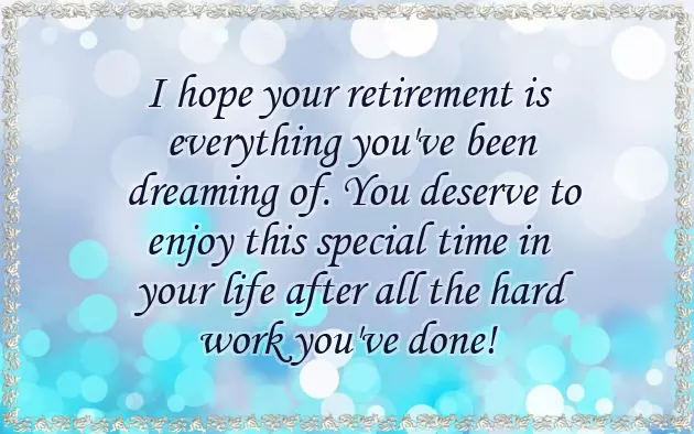 Heartfelt Retirement Wishes Heartfelt Retirement Wishes
