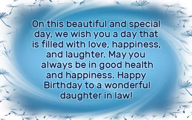 Happy Birthday Quotes To Daughter In Law Happy Birthday Quotes To Daughter In Law