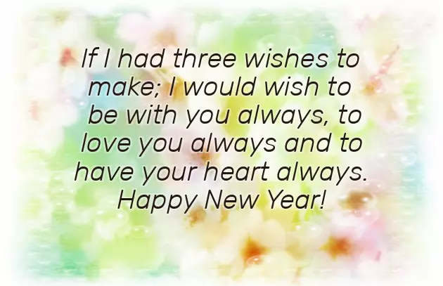 Boyfriend New Year Wishes