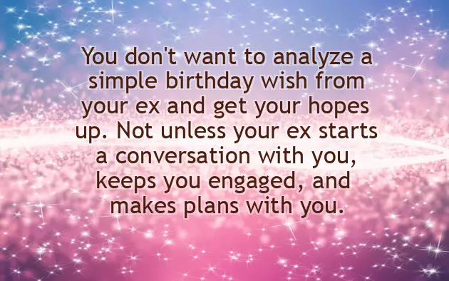 Happy Birthday Text To Ex Boyfriend