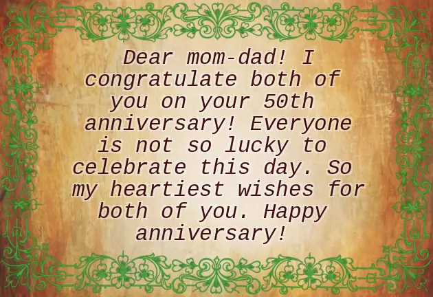 Marriage Anniversary Wishes For Mom Dad