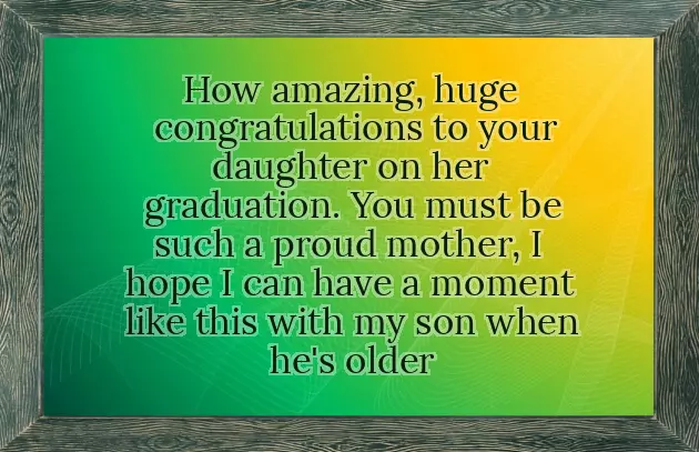 Congratulating Parents On Their Daughter