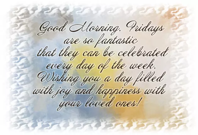 Morning Friday Wishes