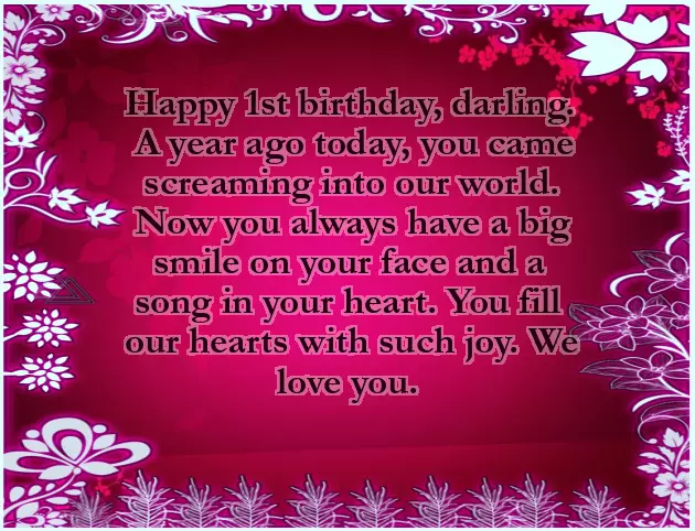 Friend Baby Birthday Wishes
