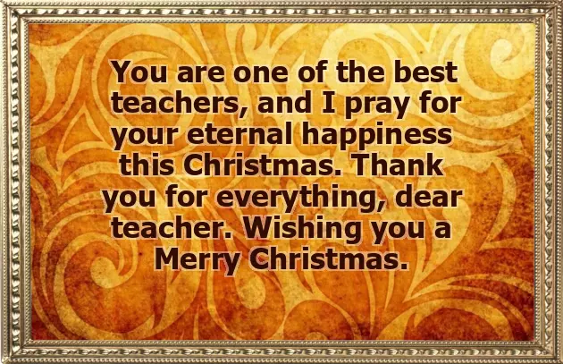 Merry Christmas Teacher Quotes