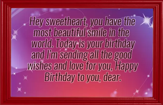 Happy Birthday The Most Beautiful Lady