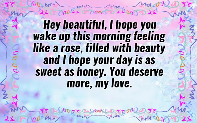 Emotional Morning Message For Her Emotional Morning Message For Her