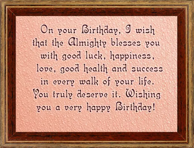 Birthday Heart Touching Wishes For Brother