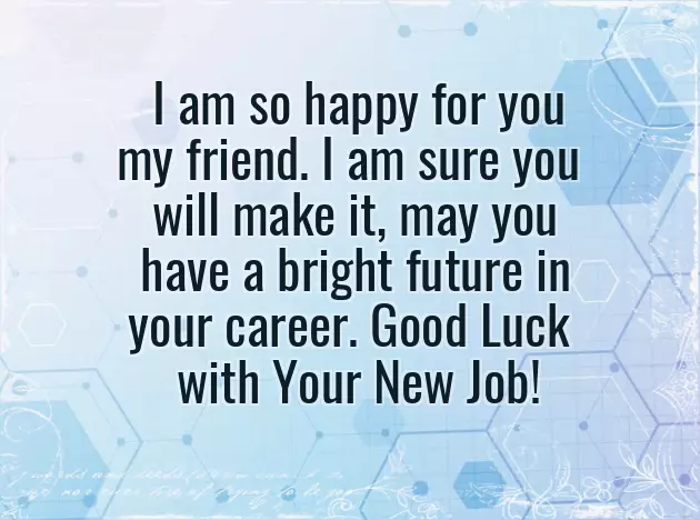 1St Day Job Wishes