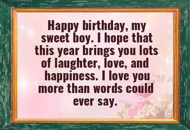 Quotes Happy Birthday Son From Mom Quotes Happy Birthday Son From Mom