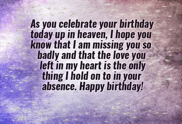 Happy Birthday My Little Angel In Heaven