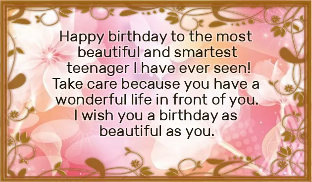 Birthday Wishes For 13 Year Girl Birthday Wishes For 13 Year Girl