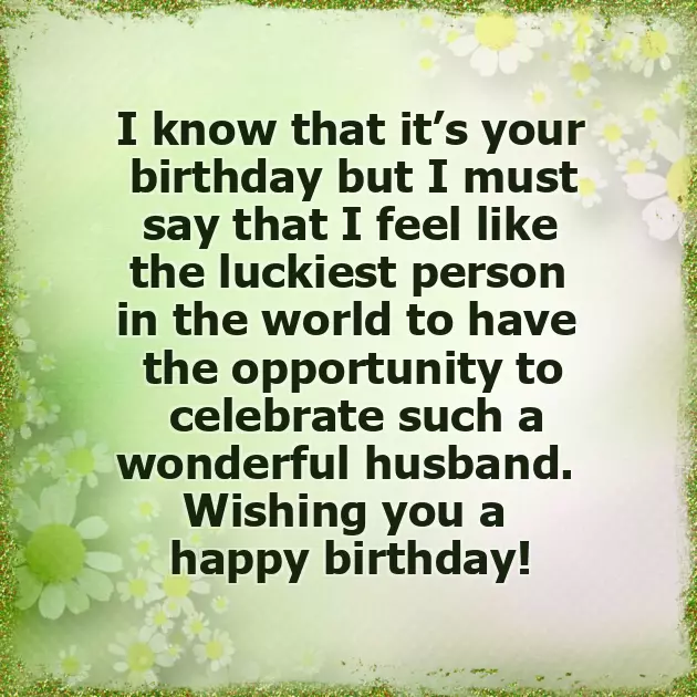 Best Happy Birthday Wishes For Husband