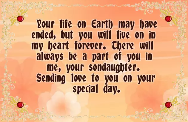 Happy Birthday To Late Mother