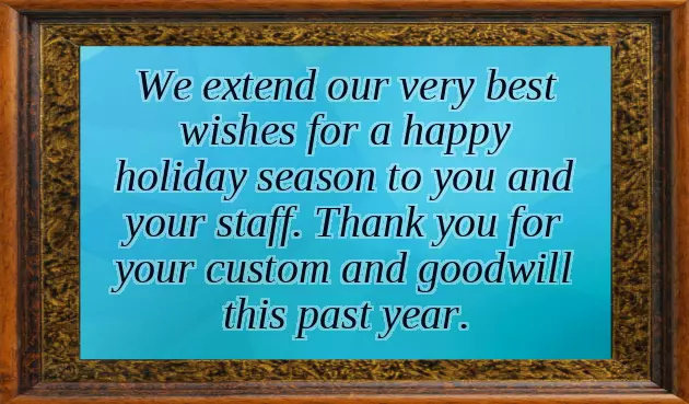 Business Merry Christmas Wishes