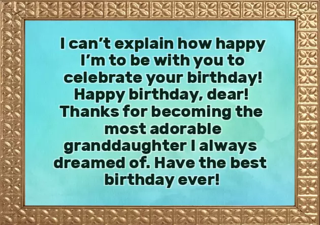 Birthday Wishes For Great Granddaughter