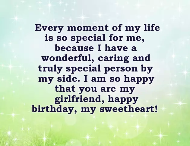 Romantic Birthday Wishes For A Girlfriend