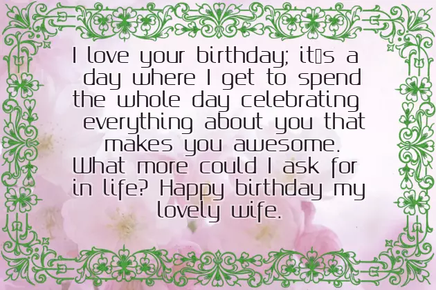 Happy Birthday Wishes Husband To Wife