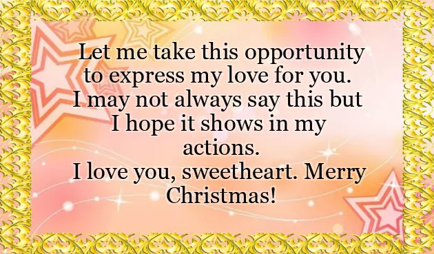 Christmas Message For My Boyfriend