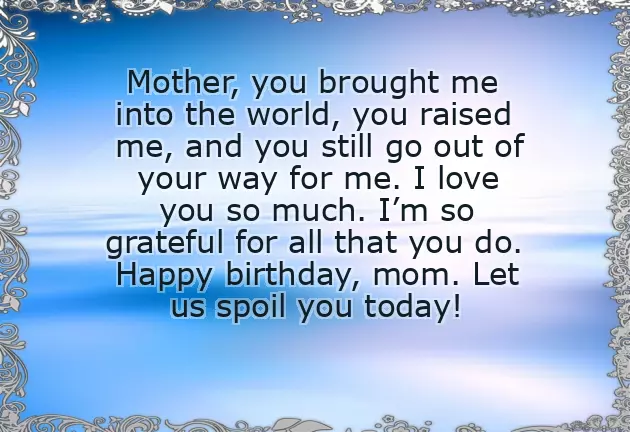Birthday Of Mother Quotes