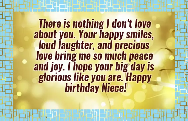 Birthday Wishes To My Niece