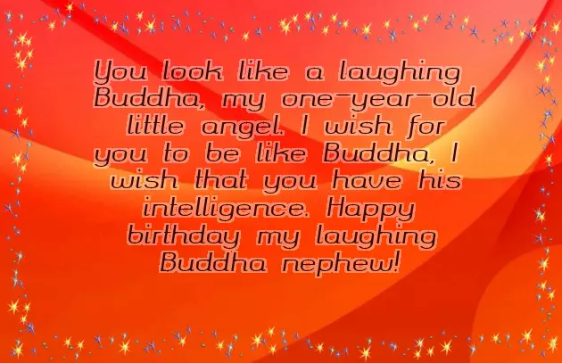 Birthday Wishes For 1 Year Nephew