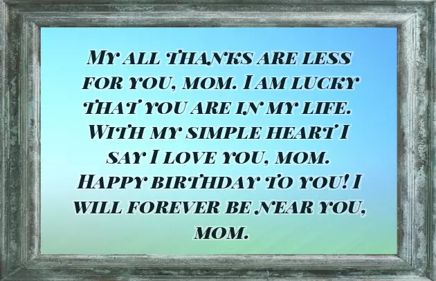 Best Lines For Mummy Birthday