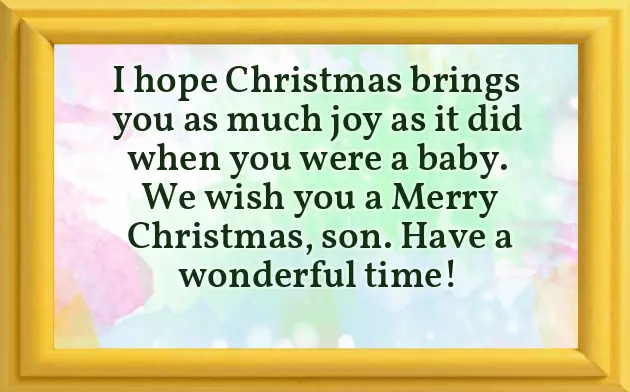 Merry Christmas Son In Law Merry Christmas Son In Law