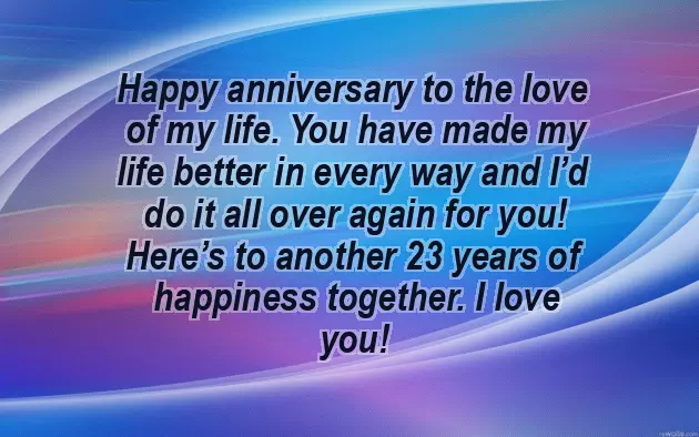 Happy 23Rd Wedding Anniversary Wishes Happy 23Rd Wedding Anniversary Wishes