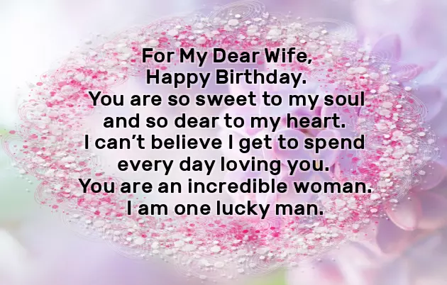 Birthday Status To Wife